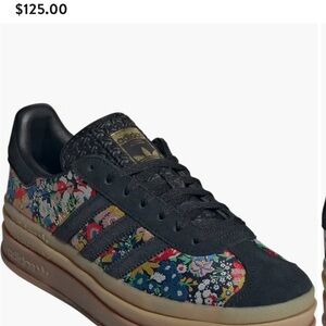 adidas Women's Floral Black Sneakers